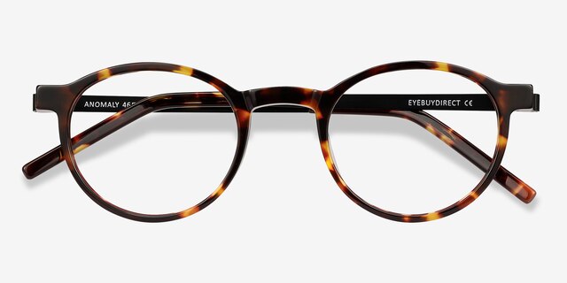 Anomaly Tortoise Acetate-metalEyeglass Frames from EyeBuyDirect, Closed View