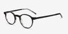 Anomaly Black AcetateEyeglass Frames from EyeBuyDirect, Angle View