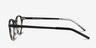 Anomaly Black AcetateEyeglass Frames from EyeBuyDirect, Side View