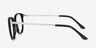 Eros Black Acetate-metalEyeglass Frames from EyeBuyDirect, Side View