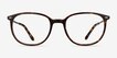 Eros Tortoise Acetate, MetalEyeglass Frames from EyeBuyDirect, Front View