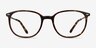 Eros Tortoise Acetate-metalEyeglass Frames from EyeBuyDirect, Front View