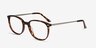 Eros Tortoise Acetate-metalEyeglass Frames from EyeBuyDirect, Angle View