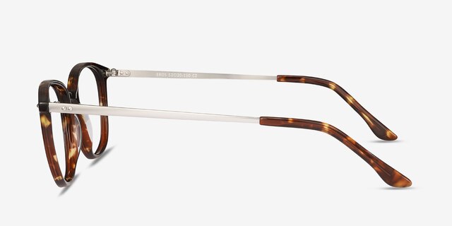 Eros Tortoise Acetate-metalEyeglass Frames from EyeBuyDirect, Side View