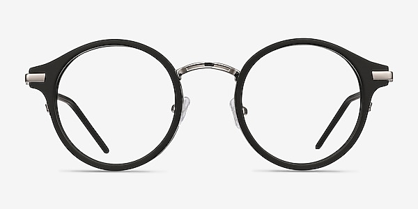 Roto Noir Acetate-metal Montures de lunettes de vue