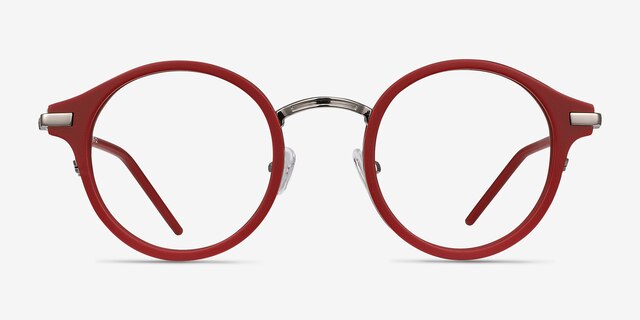 Roto Red AcetateEyeglass Frames from EyeBuyDirect, Front View