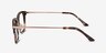 Candela Blue Floral Acetate-metalEyeglass Frames from EyeBuyDirect, Side View