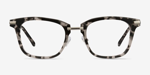 Candela Gray Floral Acetate-metal Montures de lunettes de vue