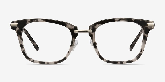 Candela Gray Floral Acetate-metal Eyeglass Frames from EyeBuyDirect