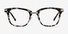 Candela Gray Floral Acetate-metalEyeglass Frames from EyeBuyDirect, Front View