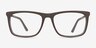 Instance Brown Acetate-metalEyeglass Frames from EyeBuyDirect, Front View