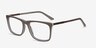 Instance Brown Acetate-metalEyeglass Frames from EyeBuyDirect, Angle View