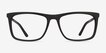Instance Black Acetate, MetalEyeglass Frames from EyeBuyDirect, Front View