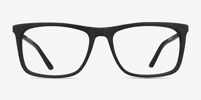 Instance Noir Acetate-metalMontures de lunettes de vue d'EyeBuyDirect, Vue de Face