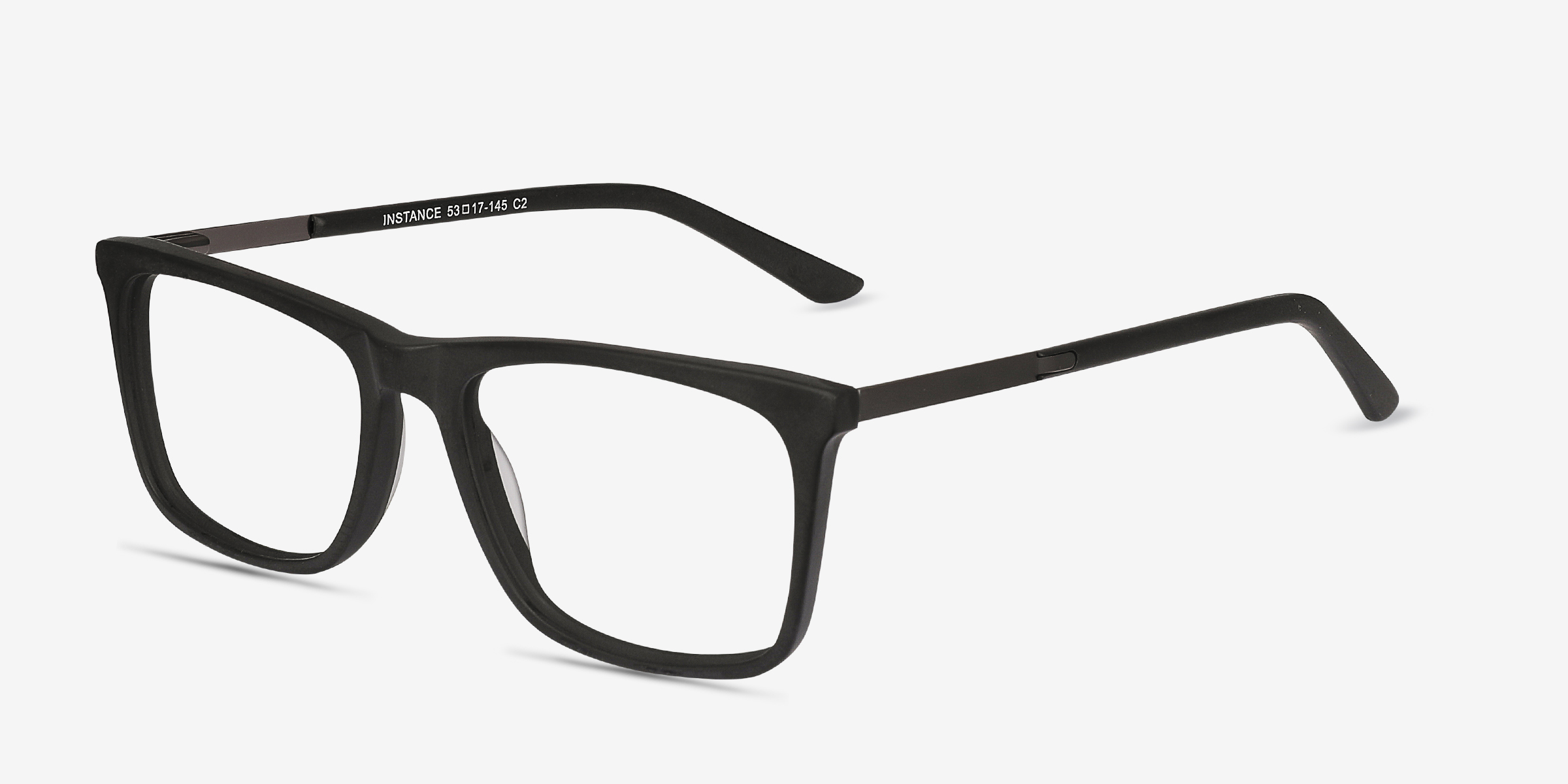 Instance Rectangle Black Glasses for Men | Eyebuydirect