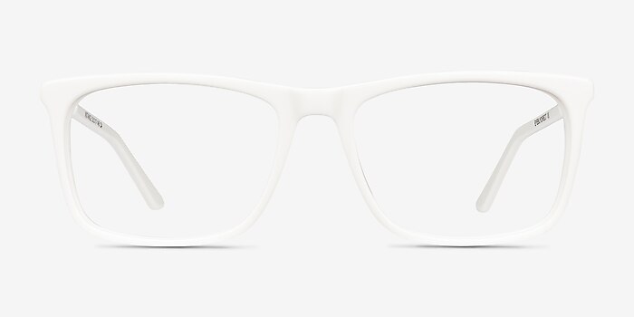 Instance White Acetate-metal Eyeglass Frames from EyeBuyDirect
