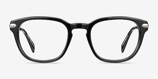 Quazar Noir Acétate Montures de lunettes de vue