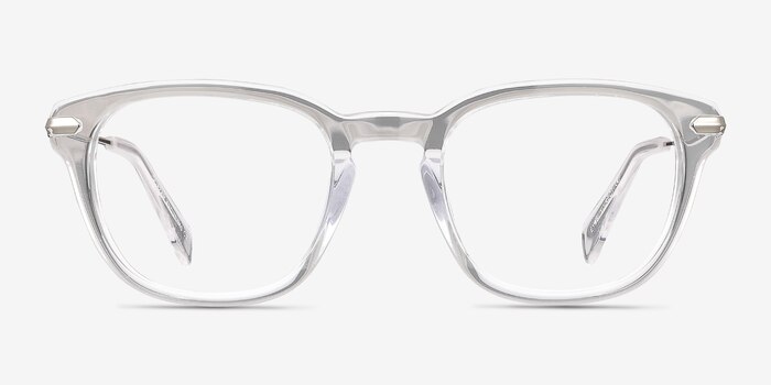Quazar Clear Acetate-metal Eyeglass Frames from EyeBuyDirect