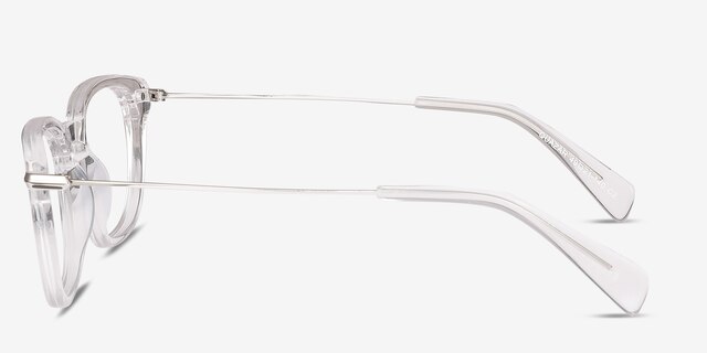 Quazar Clear Acetate-metalEyeglass Frames from EyeBuyDirect, Side View