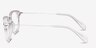 Quazar Clear Acetate-metalEyeglass Frames from EyeBuyDirect, Side View