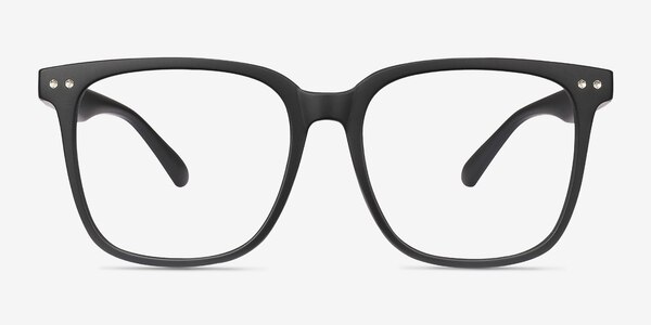 Piano Black Plastic Eyeglass Frames