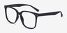 Piano Black PlasticEyeglass Frames from EyeBuyDirect, Angle View