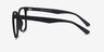 Piano Black PlasticEyeglass Frames from EyeBuyDirect, Side View