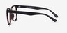 Piano Tortoise PlasticEyeglass Frames from EyeBuyDirect, Side View
