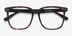 Piano Tortoise PlasticEyeglass Frames from EyeBuyDirect, Closed View
