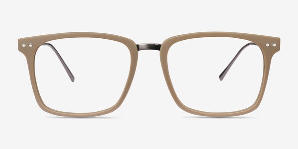 Forte Brown Plastic-metal Eyeglass Frames