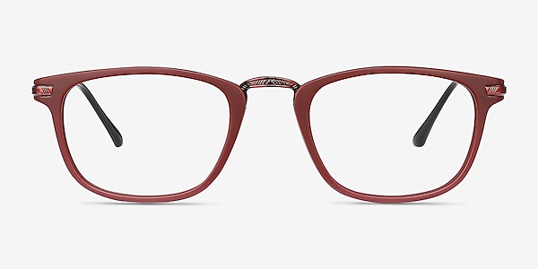 Catcher Burgundy Metal Eyeglass Frames
