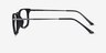 Catcher Black Plastic-metalEyeglass Frames from EyeBuyDirect, Side View