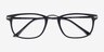 Catcher Black Plastic-metalEyeglass Frames from EyeBuyDirect, Closed View