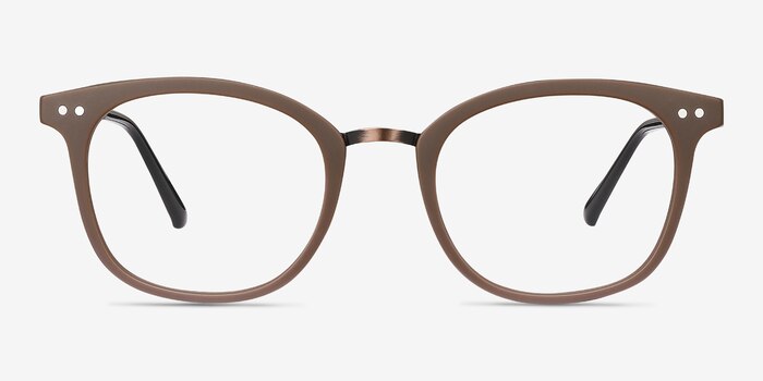 Lyric Brown Plastic Eyeglass Frames from EyeBuyDirect