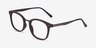 Lyric Brown PlasticEyeglass Frames from EyeBuyDirect, Angle View