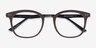 Lyric Brown PlasticEyeglass Frames from EyeBuyDirect, Closed View
