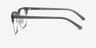 Borderline Gray Acetate-metalEyeglass Frames from EyeBuyDirect, Side View