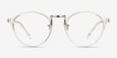 Chillax Clear MetalEyeglass Frames from EyeBuyDirect, Front View