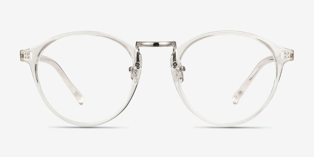 Chillax Clear MetalEyeglass Frames from EyeBuyDirect, Front View