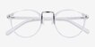 Chillax Clear MetalEyeglass Frames from EyeBuyDirect, Closed View