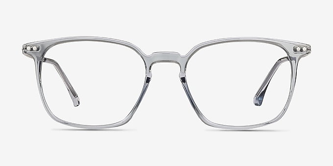 Ghostwriter Clear Blue Plastic-metal Eyeglass Frames