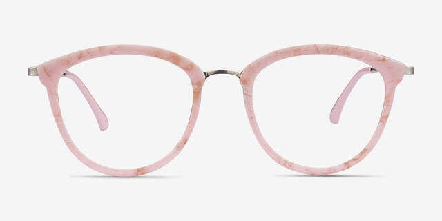 Lightworks Pink Plastic-metalEyeglass Frames from EyeBuyDirect, Front View