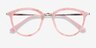Lightworks Pink Plastic-metalEyeglass Frames from EyeBuyDirect, Closed View