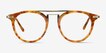 Alba Light Tortoise Acetate, MetalEyeglass Frames from EyeBuyDirect, Front View