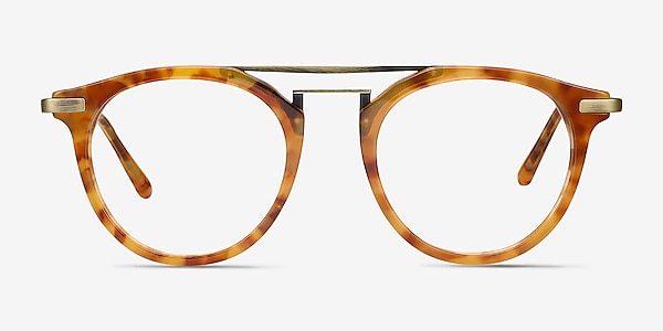 Alba Light Tortoise Acetate-metal Montures de lunettes de vue