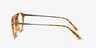 Alba Light Tortoise Acetate-metalEyeglass Frames from EyeBuyDirect, Side View