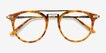 Alba Light Tortoise Acetate, MetalEyeglass Frames from EyeBuyDirect, Closed View