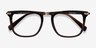 Kompa Tortoise Acetate-metalEyeglass Frames from EyeBuyDirect, Closed View