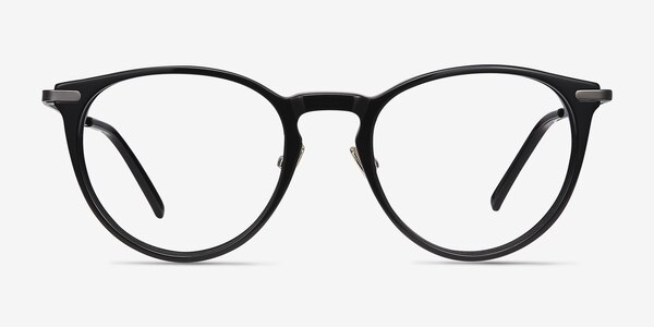 Iris Black Acetate Eyeglass Frames