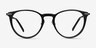 Iris Noir AcétateMontures de lunettes de vue d'EyeBuyDirect, Vue de Face